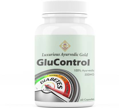 Luxurious Ayurvedic Gold GluControl Sugar Control Capsules