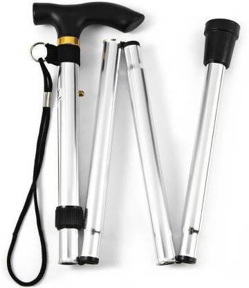 MCP Healthcare MCP 4 Folding Sections Aluminium Walking Stick Walking Stick