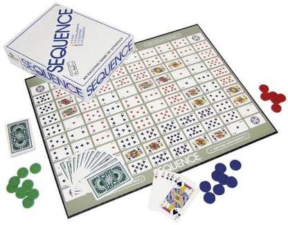 MRP International Big Size Sequence and Exciting Strategy Card Family Game Party & Fun Board Game