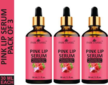 PARK DANIEL Premium PINK LIP GLOSS SERUM OIL for Shiny & Glossy Lips- For Men & Women Combo pack of 3 bottles of 30 ml(90 ml)