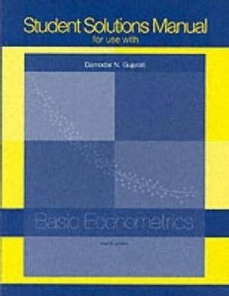 Student Solutions Manual t/a Basic Econometrics