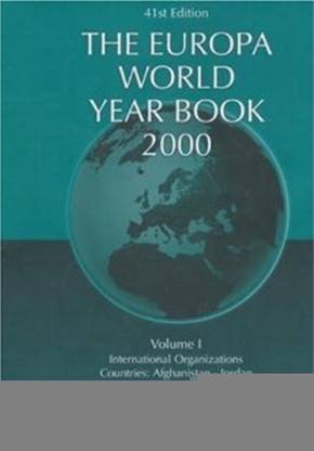 The Europa World Year Book: Vol. 1