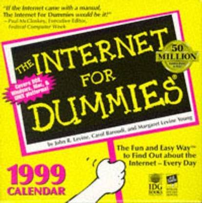 Internet for Dummies: 1999 Calendar