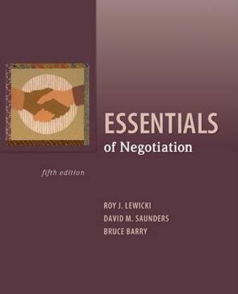Essentials of Negotiation 5th Edition