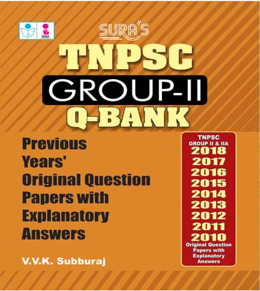 Tnpsc Group-II Previous Years Original Question Papers with Explanatory Answers