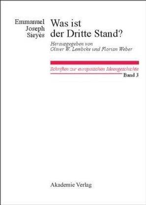 Was Ist Der Dritte Stand? Ausgewaehlte Schriften