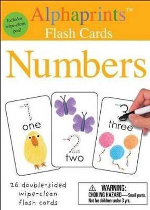 Alphaprints: Wipe Clean Flash Cards Numbers