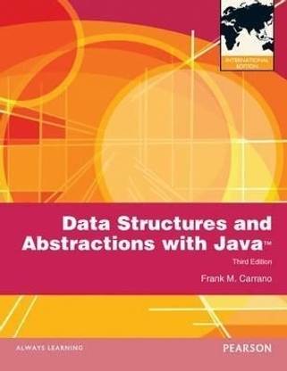 Data Structures and Abstractions with Java