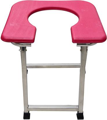 Smart Care Commode Stool Indian Style With SS Pipe Commode Chair