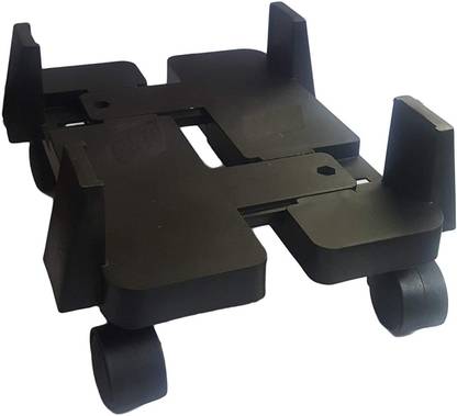 Orrda CPU Trolley Stand Holder Heavy Duty Adjustable Trolley CPU Holder Stand CPU Trolley with Wheels CPU Holder