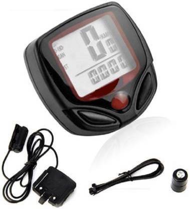Protos India.Net Bicycle Battery Waterproof Speedometer Computer Wired Odometer Wired Cyclocomputer