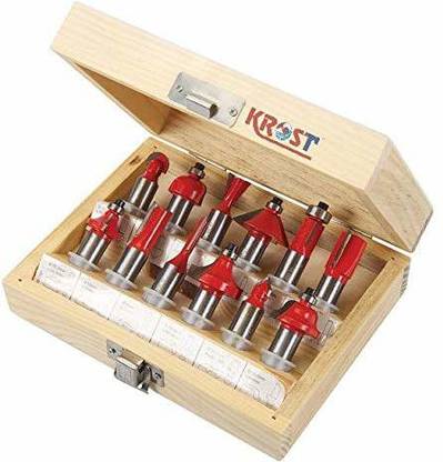 Krost 12mm router bit set