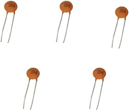 Classic CERAMIC CAPACITOR WITH CODE 104 Electronic Components Electronic Hobby Kit