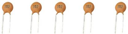 Classic CERAMIC CAPACITOR WITH CODE 102 Electronic Components Electronic Hobby Kit