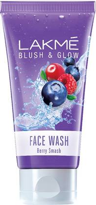 Lakmé Blush & Glow Berry Smash Gel  With Berries Extracts Face Wash