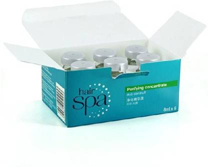 L'Oréal Paris L'Oreal Hair Spa Purifying Concentrate for Anti-Dandruff, 8 ml (Pack of 6 Ampules)