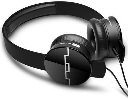 Sol Republic Tracks On-Ear Headphones -M4DE - Onyx - Single-Button Wired