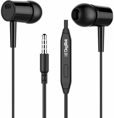 DIGITEK Wired Earphones with Microphone and Volume Control (DE 031) Wired