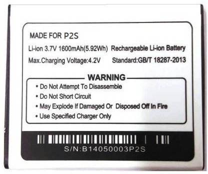 Itish Mobile Battery For  Gionee P2S Premium Quality