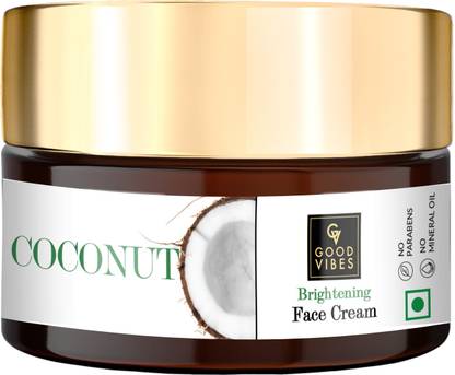 GOOD VIBES Coconut Brightening Face Cream - (50 g)