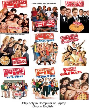 American Pie Film series (9 Movies) only in English play only in Computer or Laptop HD Quality without Poster