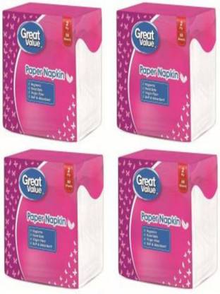 Great Value PAPER NAPKIN White Cloth Napkins