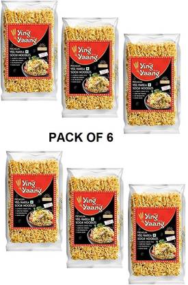 Ying Yang Premium Veg Hakka Sooji Noodles 4800 Gm (6x 800 Gm) (Pack Of 6) Hakka Noodles Vegetarian