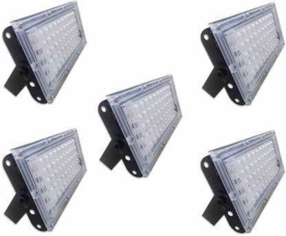 CraftQua Flood Light/Outdoor Lamp AC Brick Light 50W- White Color 5pc Flood Light Outdoor Lamp