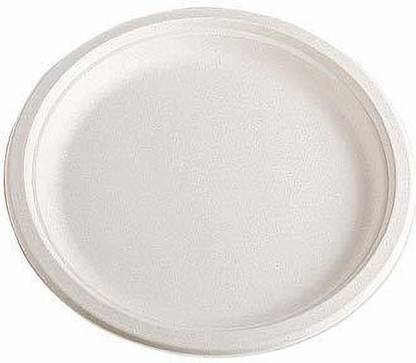 Dot365 100 Natural Biodegradable Compostable Ecofriendly Safe Hygienic Disposable 12 Inch Round Plate Pack Of 25 Plates Dinner In India Dinner Plate, Round Disposable Dinner Plates