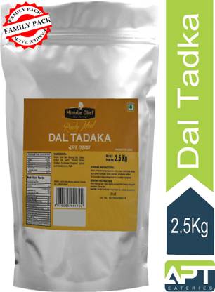 Minute Chef Ready to Eat (Dal Tadka) 2.5Kg Family Pack / Party Pack 2500 g