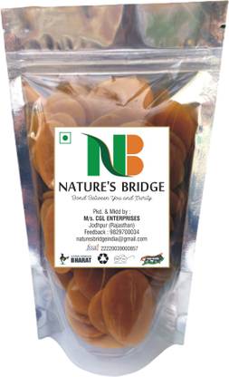 Nature's Bridge Ready-to-Fry Dry Pani Puri Papad / Puchka / Gol Gappa / Pani Puri Ready To Fry at Home / Fryums - (100 gm) 100 g