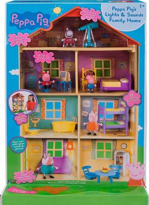 OSS PEPPA PIG LIGHT & SOUNDS PLAYSET FAMILY HOME