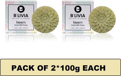 Blivia Natural Herbal Neem Saop Soap Pack Of 1