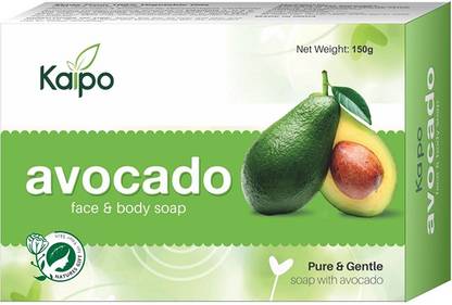 KAIPO Avocado Soap | Enriched with Vitamin A, D & E, Face and Body Soap helps to improves the suppleness of dry Skin