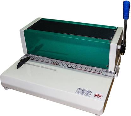 RPG A4 Size Spiral Binding Machine -12 Inch 39 Holes (Single Handed Power) Manual Ring Binder