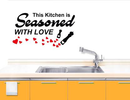 Littlebuds This Kitchen is Seasoned With Love Vinyl Wallsticker