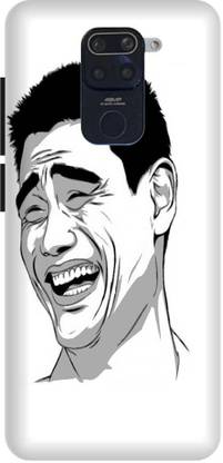 UMPRINT Back Cover for Redmi Note 9 Lol Meme Troll Printed Back Cover