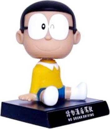 limitless products Nobita Big Bobble Head - Action Figure with Mobile Holder for Car Dashboard and Office Desk