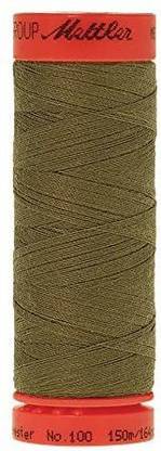 Mettler Metrosene 100% Core Spun Polyester Thread, 165 Yd, Olive Drab