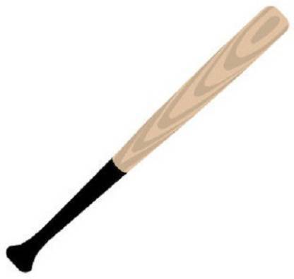 RIO PORT 34 Inch Long Base Bat with Cover-op Willow Baseball  Bat For 15+ Yrs