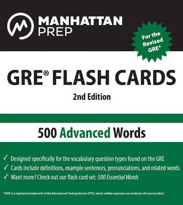 500 Advanced Words: GRE Vocabulary Flash Cards