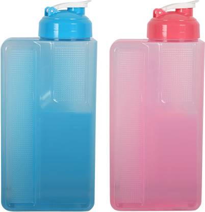 Muchmore Combo of 2 Big Size Water Bottles 2.6 Liters for Fridge Use 2600 ml Bottle