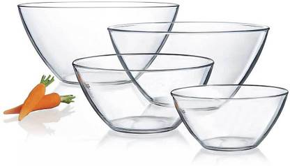 Arcoroc Glass Mixing Bowl Cosmos Bowl 4 PCS Set
