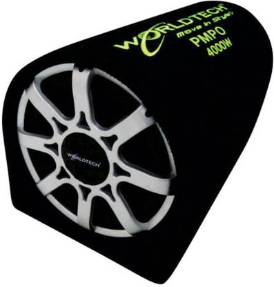 Worldtech PMPO 4000 10 Inch Bass Tube With Inbuilt Amplifier Subwoofer