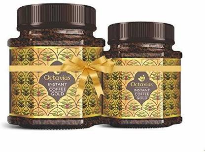 Octavius Gold Instant Coffee - 100gm+75gm (Combo), Pure Granulated Coffee, made from the finest Coffee beans of South India Instant Coffee