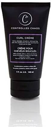 Controlled Chaos As Seen on Shark Tank Curl Defining Cream for All Hair Types to Add Smoothness and Control Curly, Anti-frizz and Wavy H