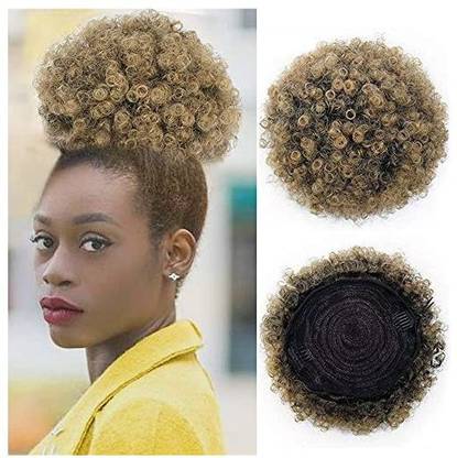 AISI QUEENS Puff Afro Ponytail Drawstring Short Afro Kinky Curly Pony Tail Clip In On Synthetic Curly  Bun Puff Ponytail Wrap Up Hair Extension