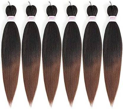 MIRRA'S MIRROR Pre-Stretched Braiding  20Inch 6Packs Expression Braiding  Box Braids Senegalese Twist Professional Synthetic Fi Hair Extension