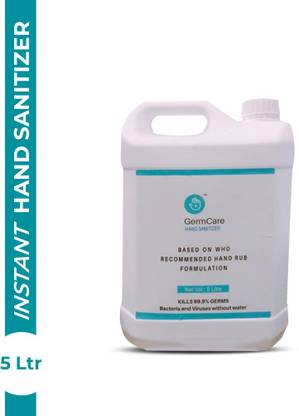 Germcare Kills 99.9% Germs, Bacteria and Viruses | Based on WHO Recommended Hand Rub Formulation Hand Sanitizer Can