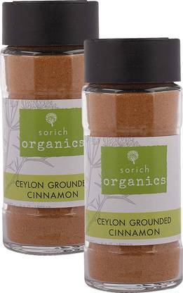 Sorich Organics Ceylon Grounded Cinnamon Powder (Dachini Powder) Pack of 2